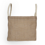 Amore Beaute burlap cubby bins have a cute and strong hand woven handles that make them look special and extra cute. 