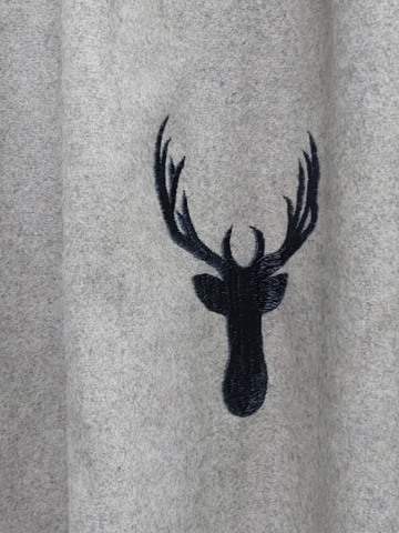 Amore Beaute Wool Felt Deer Curtain For Christmas