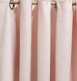 Amore Beaute blush Pink curtain with Grommets.