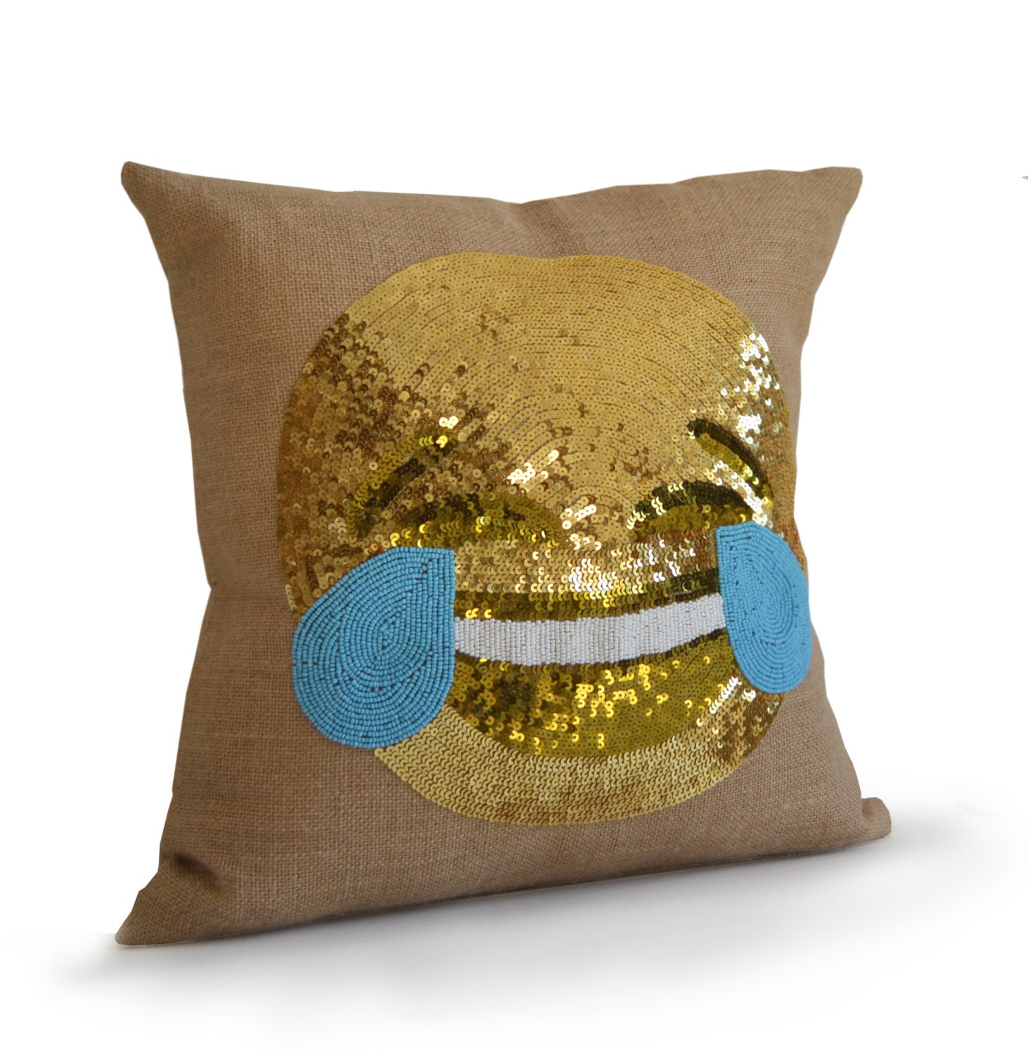 Sequin on sale pillow face