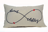 Couples Infinity Pillow Cover