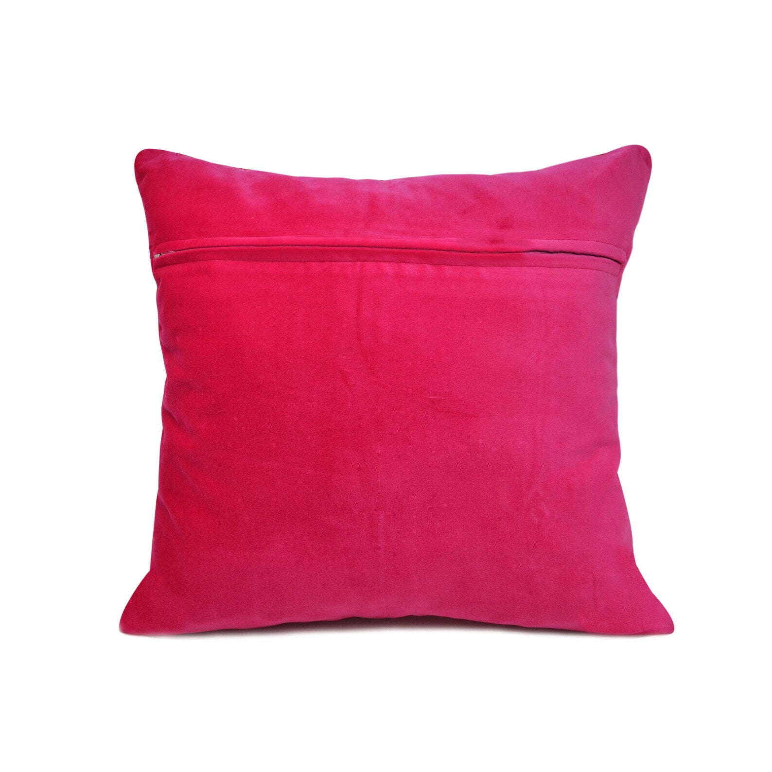 Hot pink best sale velvet throw pillow