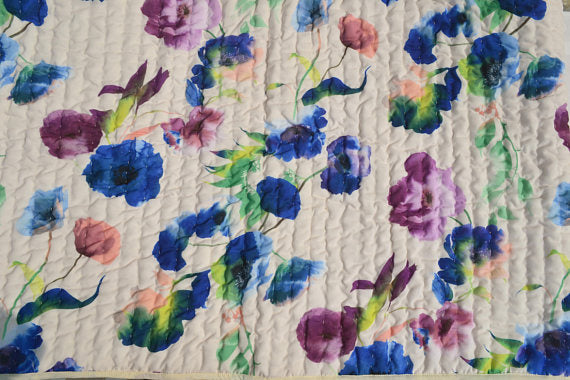 Handmade Floral design quilt
