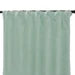 Sea Foam Green Velvet Curtain With Wool Felt Backing