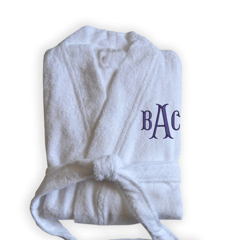 Amore Beaute Personalized White Bath Robes