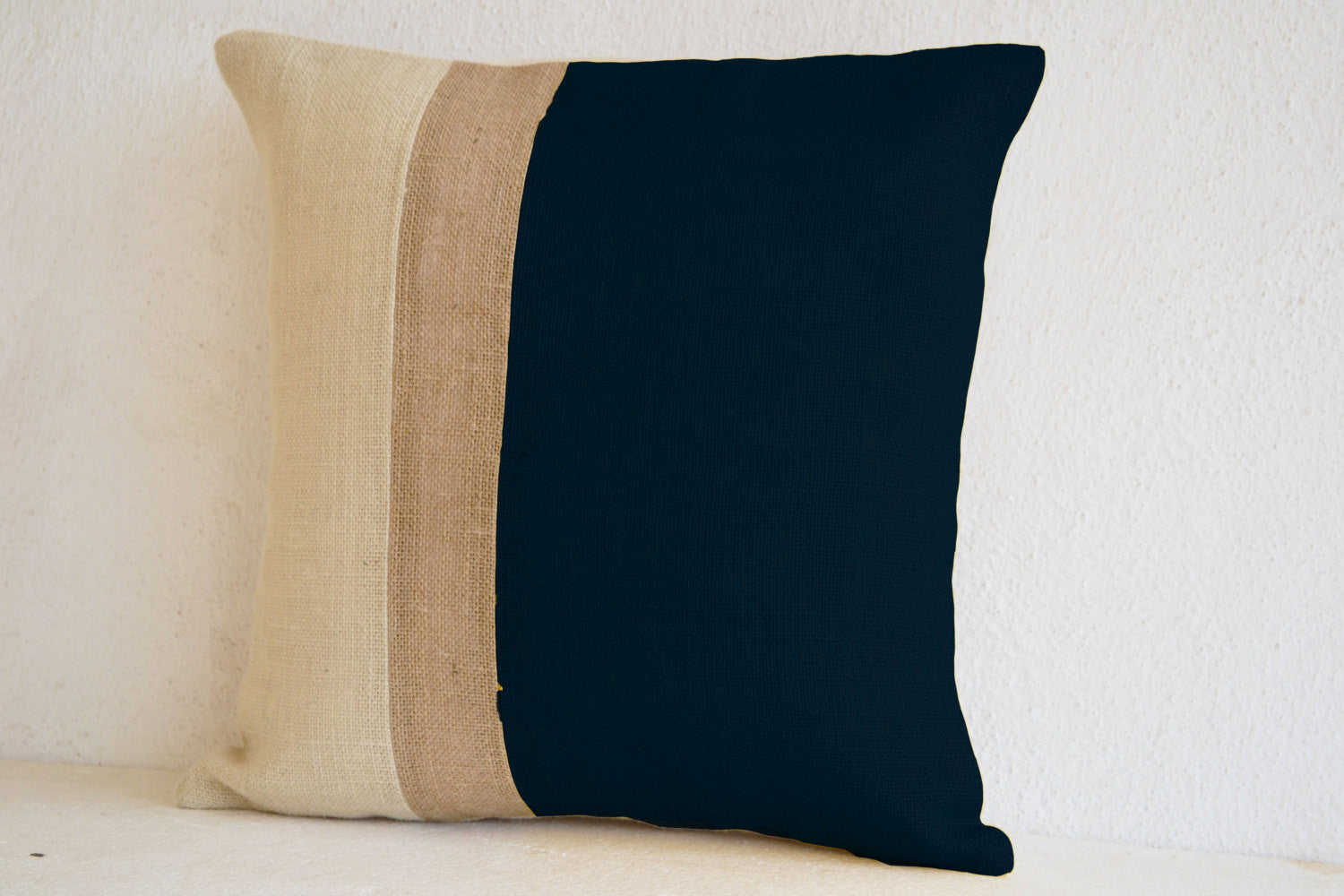 Handmade black designer pillow covers