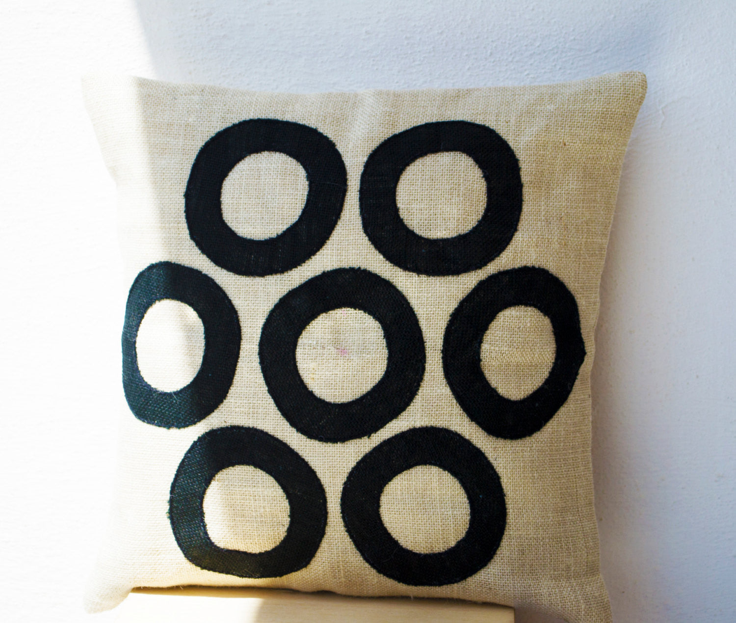 Black and cream decorative pillows cheap