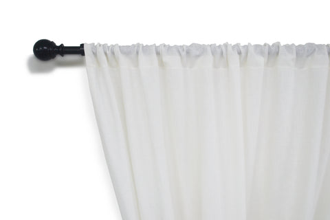 Amore Beaute Oatmeal Sheer Linen Curtains & Drapes
