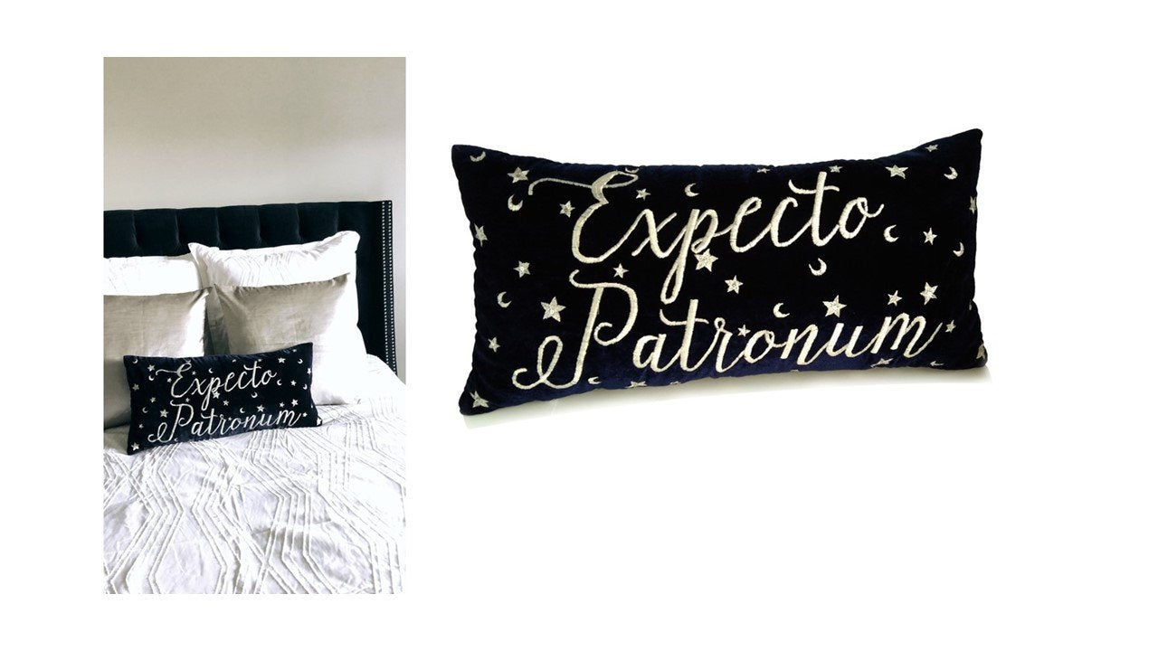 Amore Beaute Expecto Patronum Pillow, Wizard Nursery Pillow, Wizard Decor Gifts