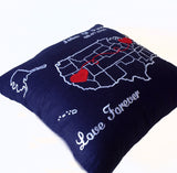 Amore Beaute  pillow cover is a great way to cherish and celebrate togetherness despite the distances.