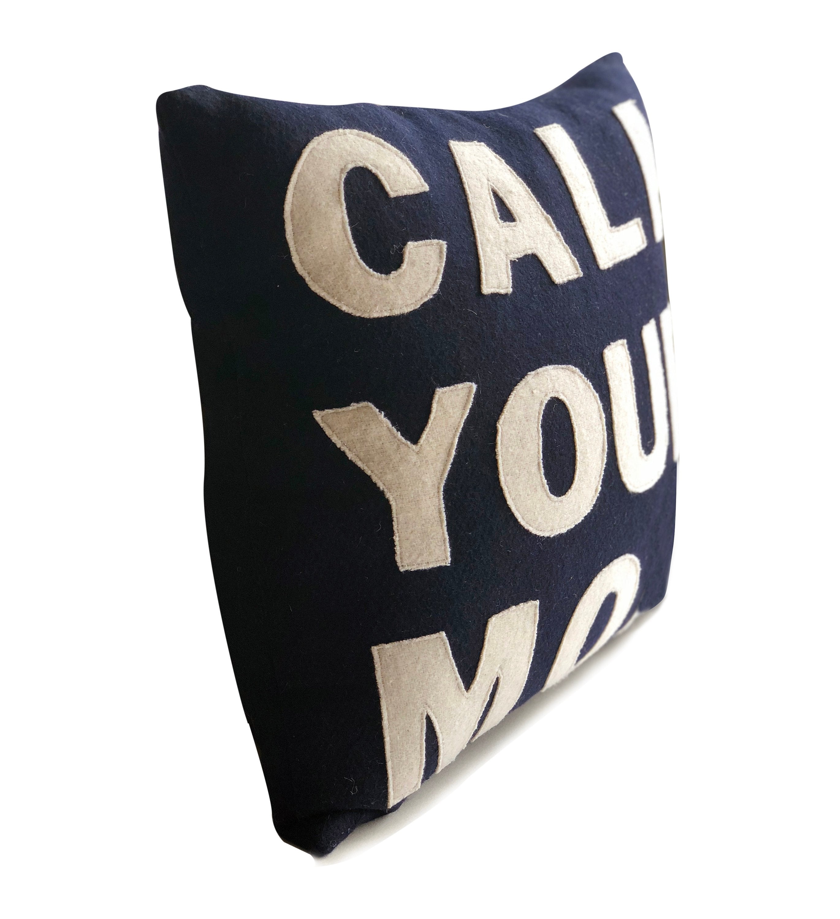 Amore Beaute typography pillow is a perfect send off for the college bound son or daughter, Boys dorm décor